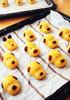 イヌくんのスイートポテト！かわいい！-レシピのメイン写真