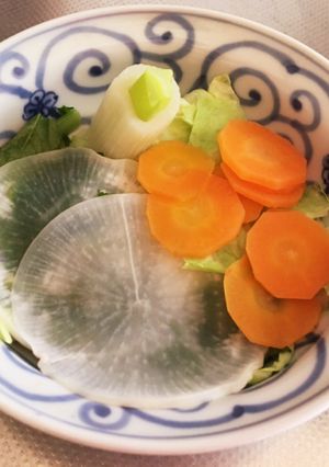 レンジで簡単残り物で温野菜-レシピのメイン写真