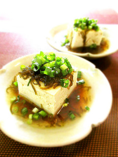 オッサンのもずく豆腐-レシピのメイン写真