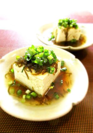 オッサンのもずく豆腐-レシピのメイン写真