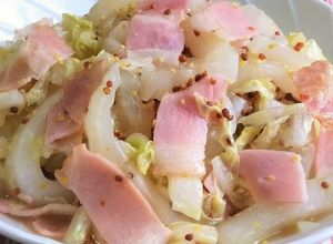 ✿白菜とベーコンのレンジ蒸し∞粒マス味✿-レシピのメイン写真