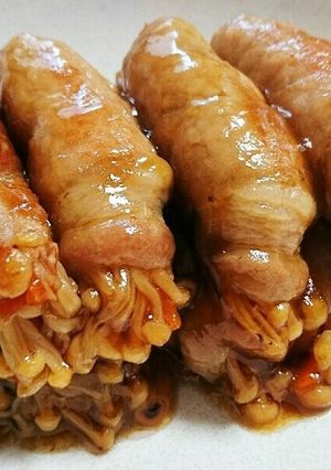 お弁当に!豚肉巻き巻き-レシピのメイン写真