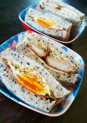 ＊ごまパンサンド＊-レシピのメイン写真