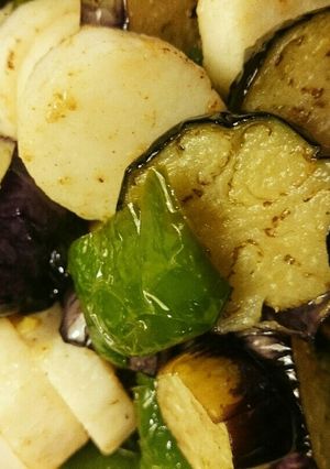ミツカン簡単酢で！揚げなすと長芋のマリネ-レシピのメイン写真