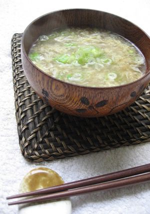 キクラゲとモヤシのかき卵スープ-レシピのメイン写真