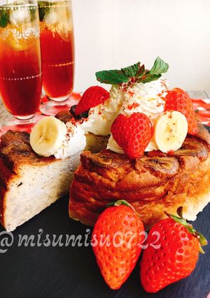 お砂糖無バナナバニラチーズケーキ(動画有-レシピのメイン写真