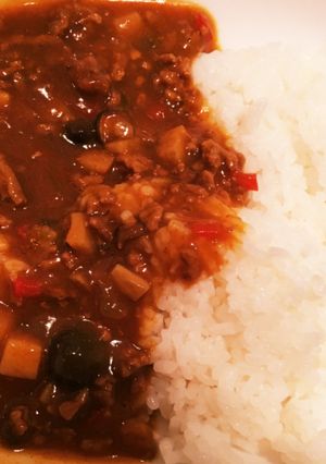 ピーマン入りカレー-レシピのメイン写真