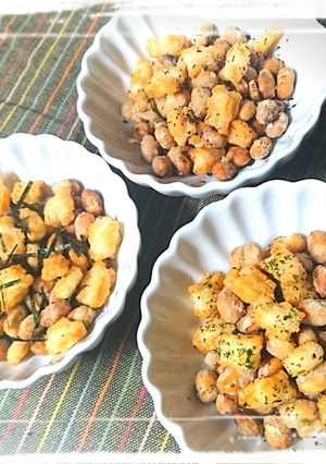 節分☆福豆消費に揚げ大豆の駄菓子和え♪-レシピのメイン写真