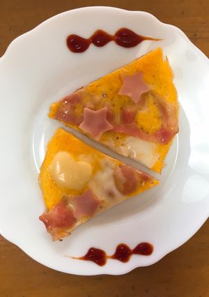 可愛い♡卵とベーコン焼き-レシピのメイン写真
