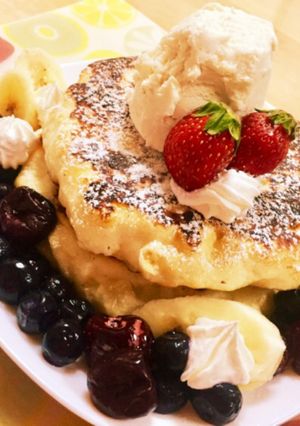 お餅パンケーキ-レシピのメイン写真