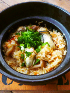 土鍋牡蠣ご飯♡バター醤油味♪-レシピのメイン写真