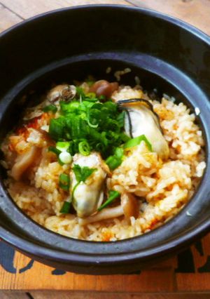 土鍋牡蠣ご飯♡バター醤油味♪-レシピのメイン写真