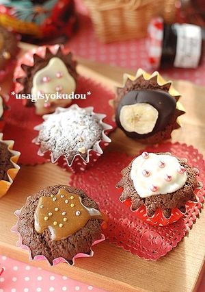 バレンタイン♡ルックで作る生チョコケーキ-レシピのメイン写真