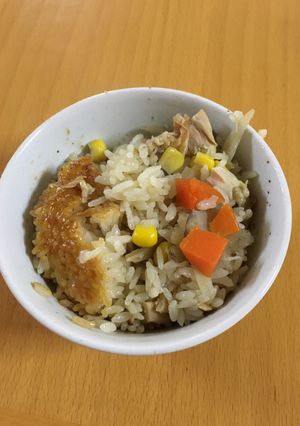 コストコロティサリーチキンで炊き込みご飯-レシピのメイン写真