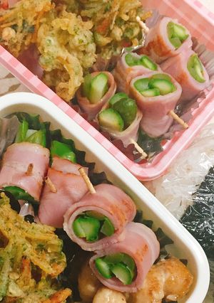 娘たちの好きな♡アスパラベーコン-レシピのメイン写真