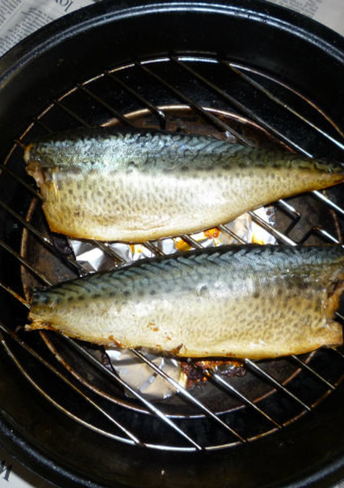長谷燻鍋で生ずし（しめ鯖）の燻製-レシピのメイン写真