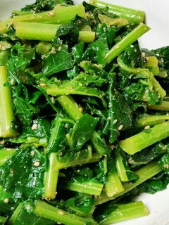 簡単!かき菜の胡麻和え♪-レシピのメイン写真