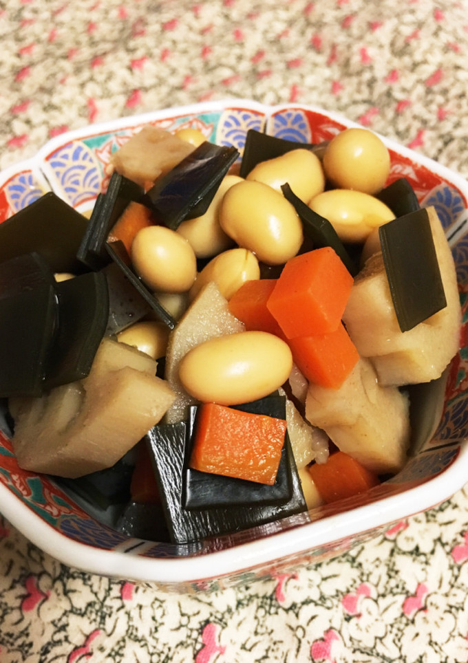 超簡単！切って煮こむだけ栄養満点五目豆煮-レシピのメイン写真