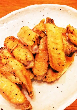 トースターで鶏手羽中の黒胡椒グリル-レシピのメイン写真