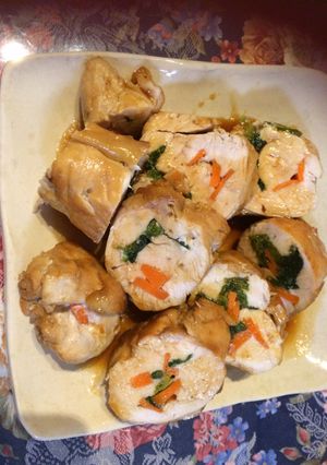 鶏胸肉 野菜巻き-レシピのメイン写真