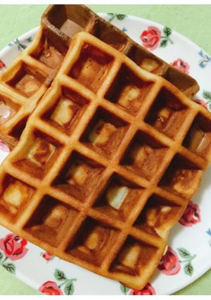 少ない材料で!ふわふわワッフル-レシピのメイン写真