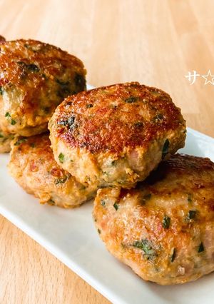 旨っ！簡単ベーコンdeハンバーグ-レシピのメイン写真