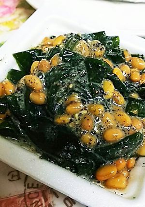 生姜入り⭐胡麻わかめ納豆-レシピのメイン写真