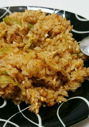 パパッと簡単♡納豆キムチ炒飯-レシピのメイン写真