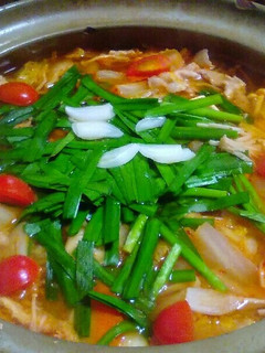 我が家のキムチ鍋♪トマト入!?-レシピのメイン写真