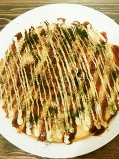 フライパンで巨大たこ焼き♡-レシピのメイン写真
