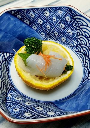 薬膳・ほっとした気分になるイカと柚子岩塩-レシピのメイン写真