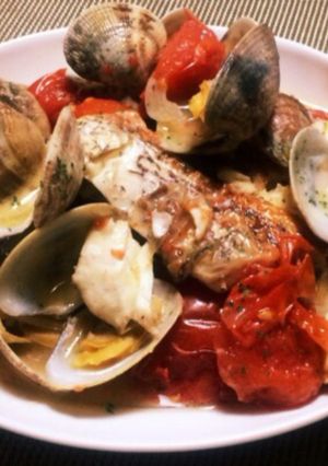 魚介のレモン蒸し焼き-レシピのメイン写真