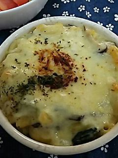 レンジでホワイトソース マカロニグラタン-レシピのメイン写真
