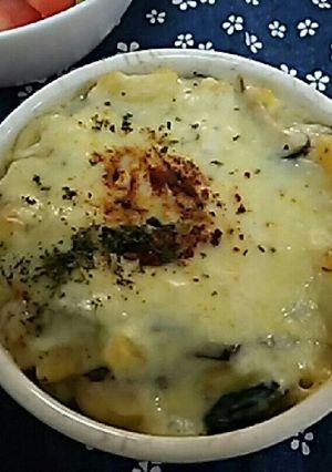 レンジでホワイトソース マカロニグラタン-レシピのメイン写真