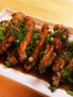 簡単♪フライパンで手羽中の甘辛照り焼き-レシピのメイン写真