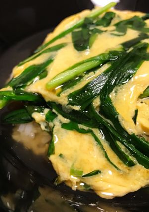 フライパン一つで★和風にら玉あんかけ丼-レシピのメイン写真