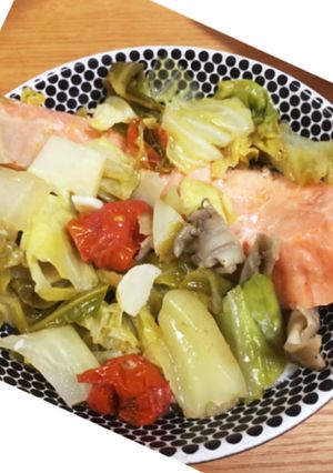 パパッと簡単！鮭の蒸し焼き-レシピのメイン写真