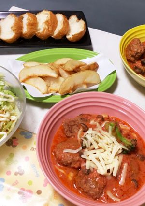 卵&玉ねぎなし☆煮込みハンバーグ-レシピのメイン写真