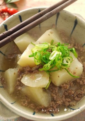 かぶらの挽き肉あんかけ-レシピのメイン写真
