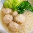 豆腐入り肉団子と青梗菜DE中華スープ♪