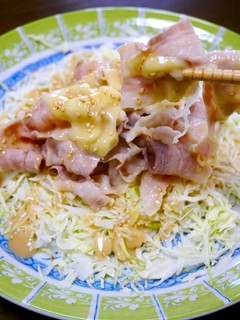 簡単!豚しゃぶ☆チーズ胡麻だれ-レシピのメイン写真