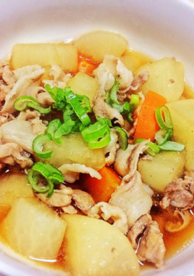 簡単！大根と豚肉の煮物-レシピのメイン写真