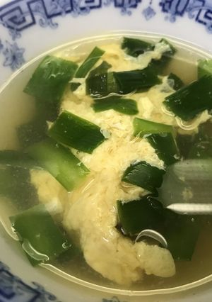 ニラ玉スープ-レシピのメイン写真