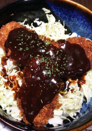 子供大好き♡がっつりソースヒレかつ丼˳✧-レシピのメイン写真