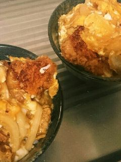フライパンで衣サクサク☆カツ丼-レシピのメイン写真
