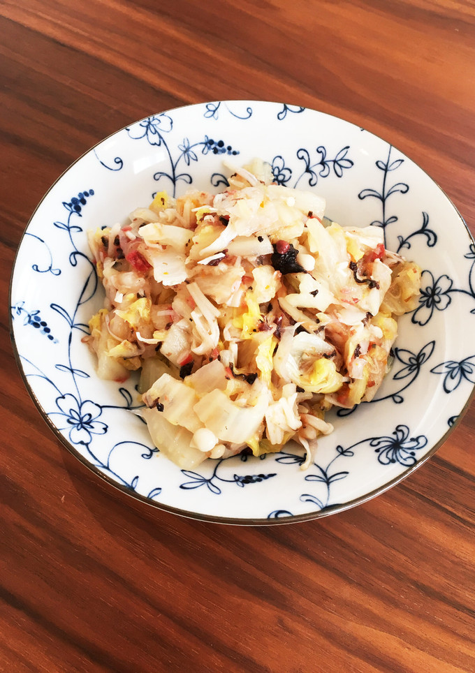 旬の白菜の梅肉和え つわり期に♫-レシピのメイン写真