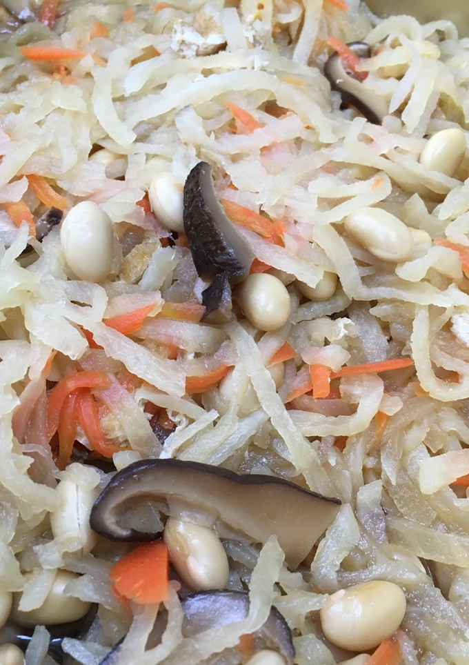 せんぎり大根（切り干し大根）の煮物-レシピのメイン写真