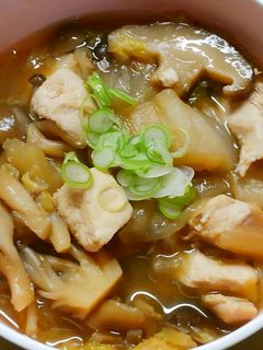 簡単!鶏ささみと白菜の和風煮*ポン酢風味-レシピのメイン写真