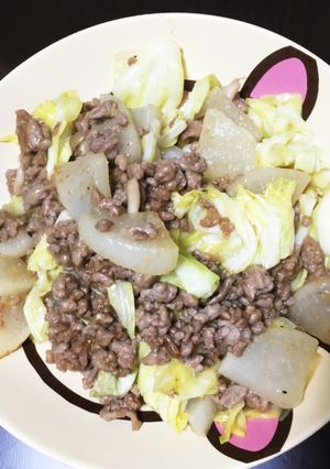 野菜たっぷりひき肉味噌炒め-レシピのメイン写真