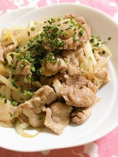 低糖質♡韓国風豚肉のもやし炒め-レシピのメイン写真